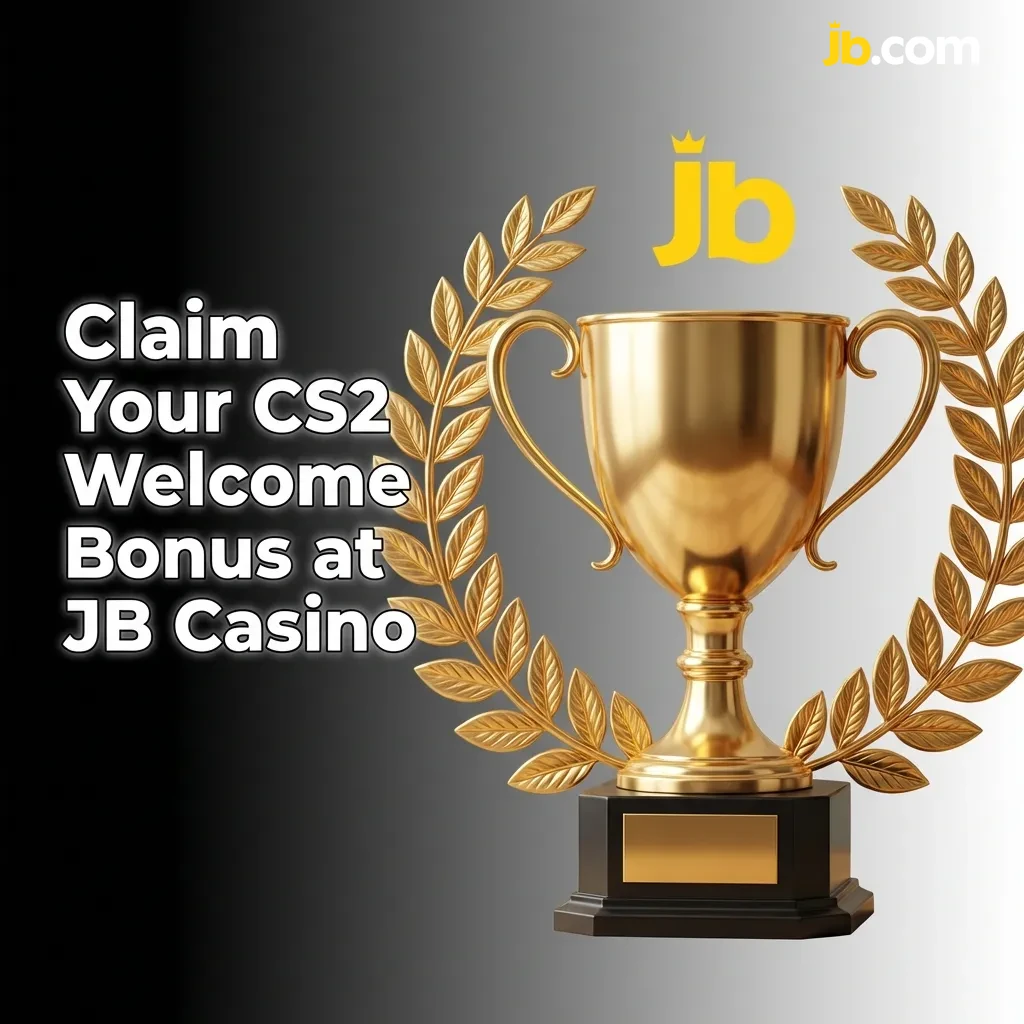 JB Casino welcome bonus promotion showing 120% bonus plus free bets for new CS2 betting players