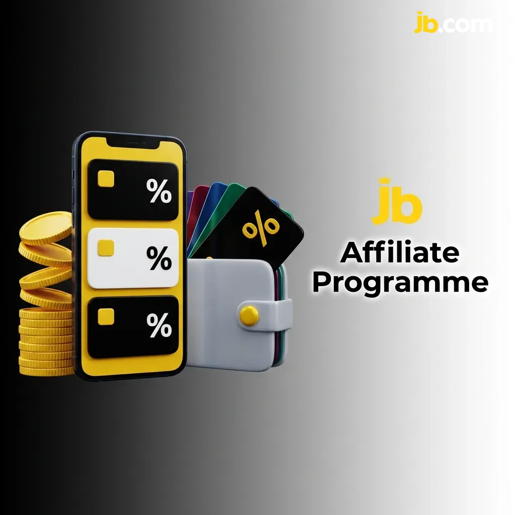 JB Casino affiliate programme dashboard showing revenue share models, CPA deals, and marketing tools for partners