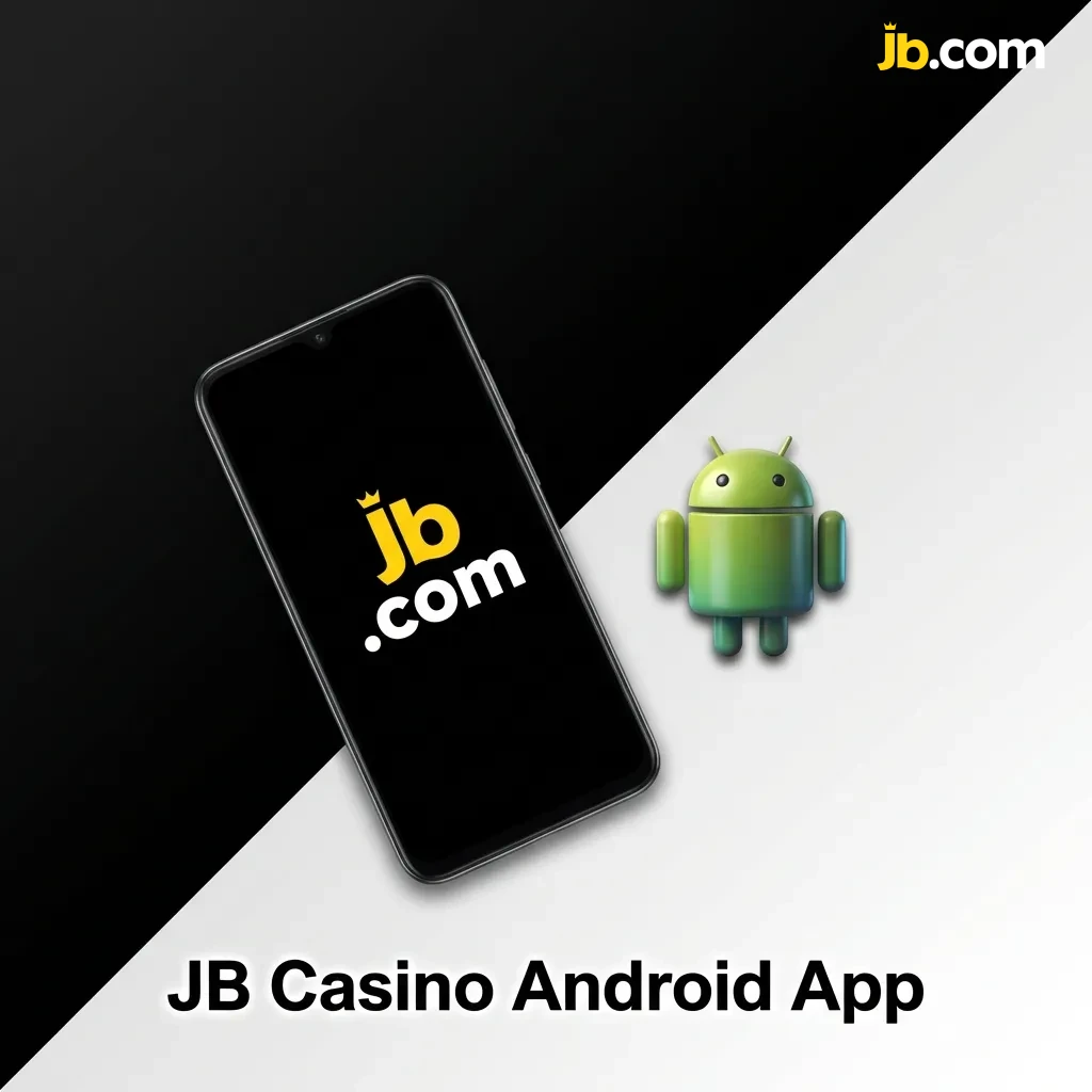 JB Casino Android app interface showing mobile betting and casino games available for free download