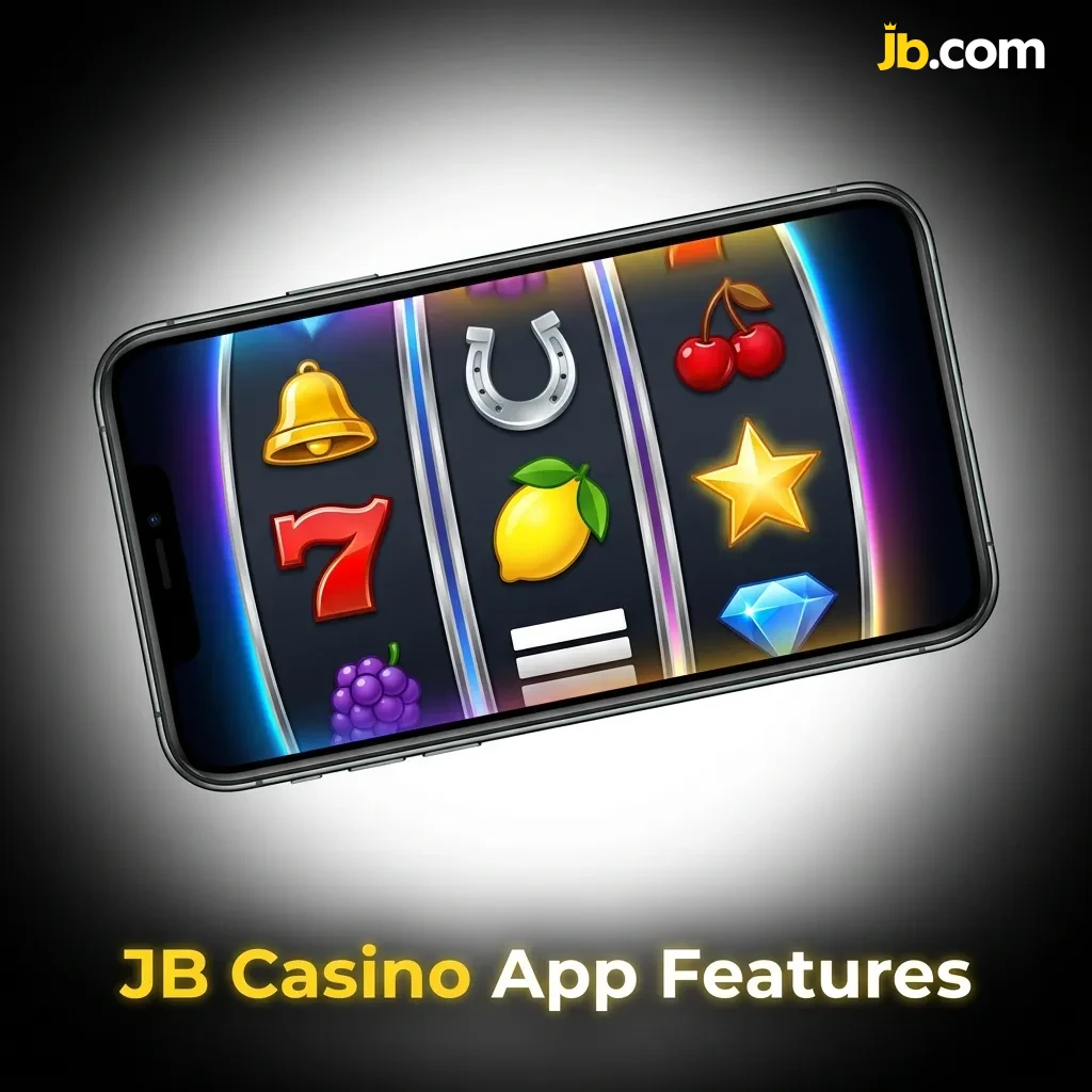 JB Casino App interface showing sports betting, casino games, payment options, and live betting features on mobile