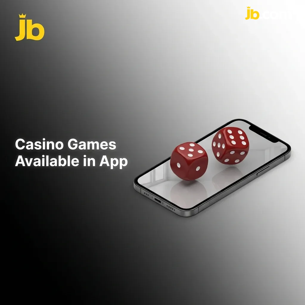 JB Casino mobile app displaying popular slot and table games from Pragmatic Play, Evolution Gaming, and NetEnt providers