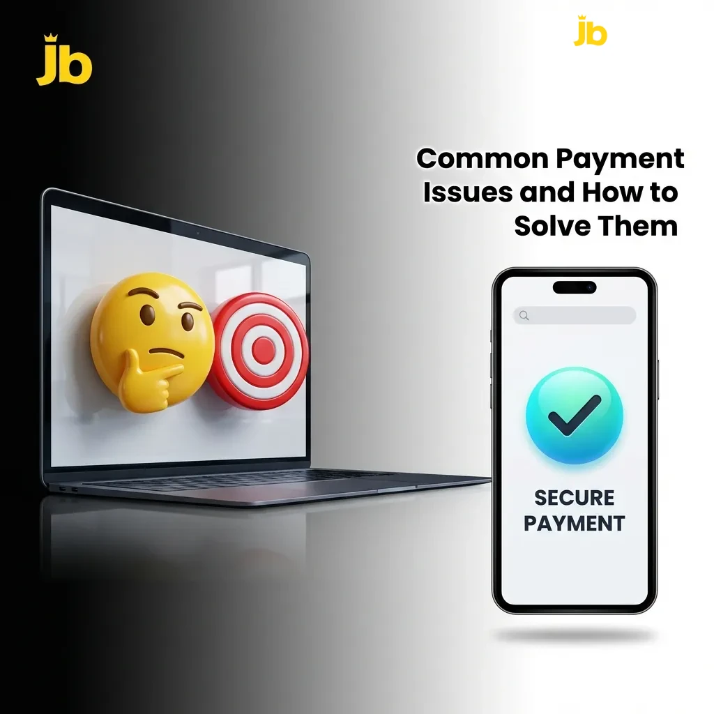 Illustration showing common payment problems and solutions for online gaming transactions in Gambia