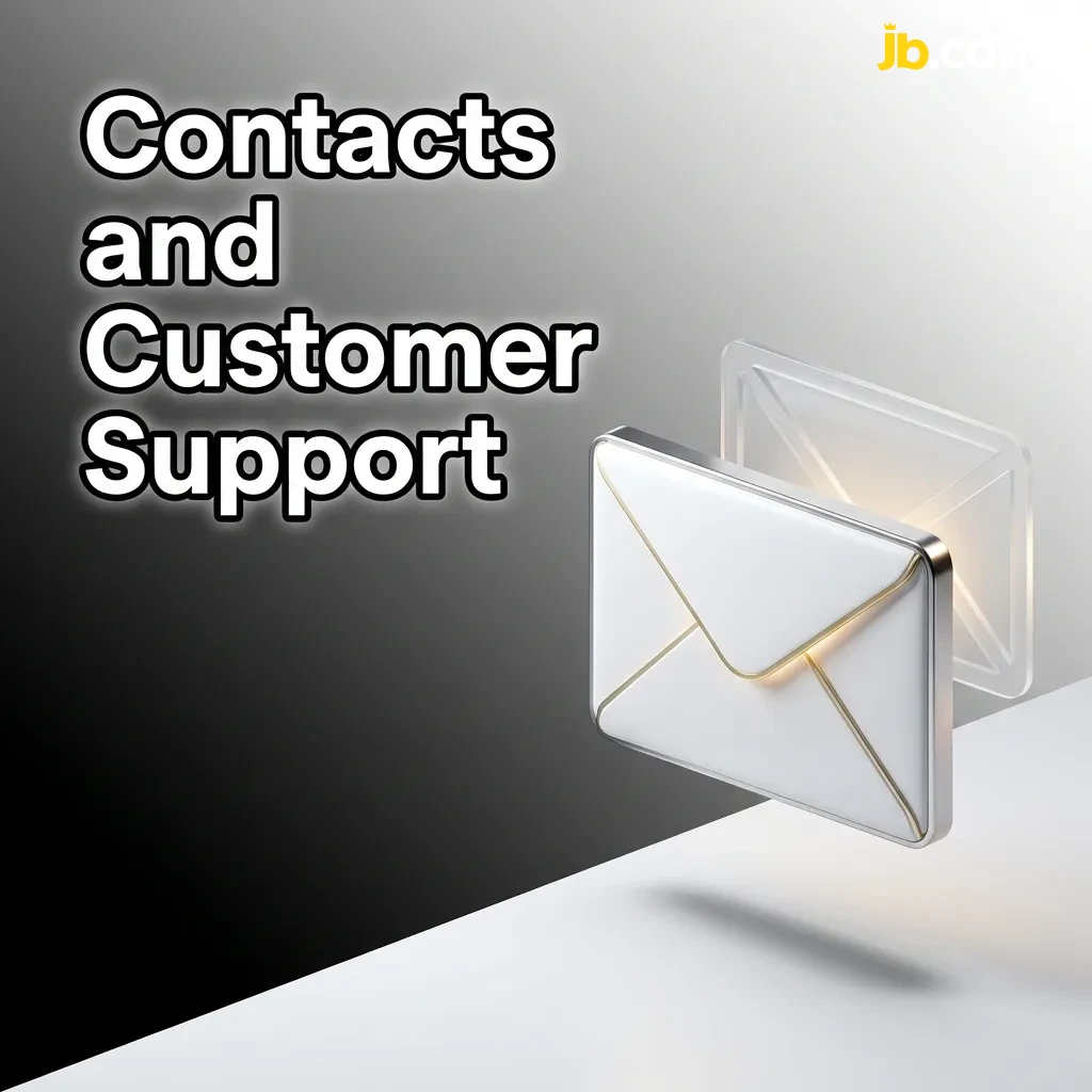 JB Casino customer support options including live chat, email, Telegram, WhatsApp, and FAQ section for 24/7 assistance