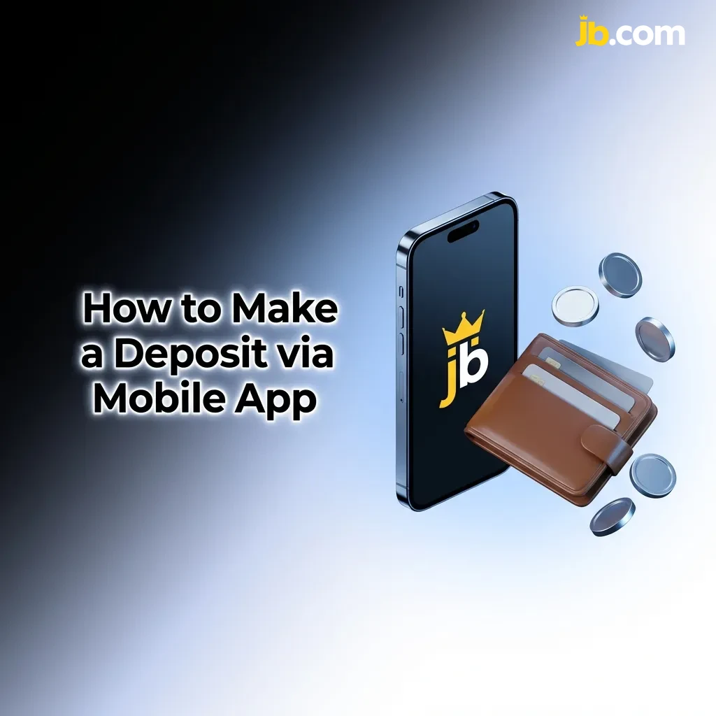 Step-by-step mobile deposit process showing crypto wallet address copy and transfer confirmation in JB Casino app