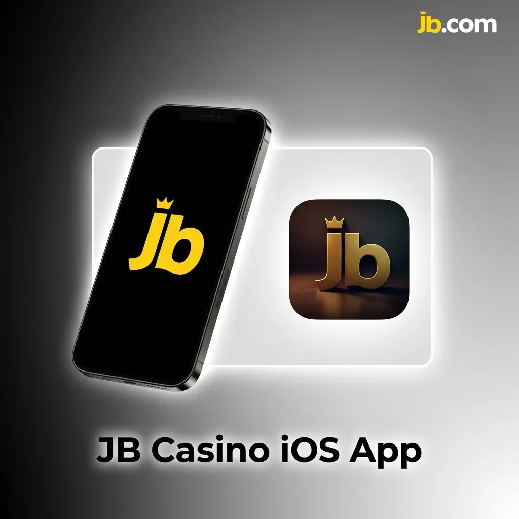 JB Casino iOS app interface showing sports betting, live casino, and payment features on iPhone and iPad devices