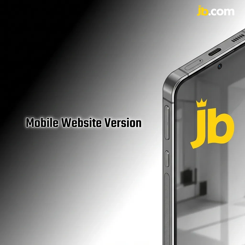 Mobile-optimized JB Casino website displaying betting and casino games on smartphone screen