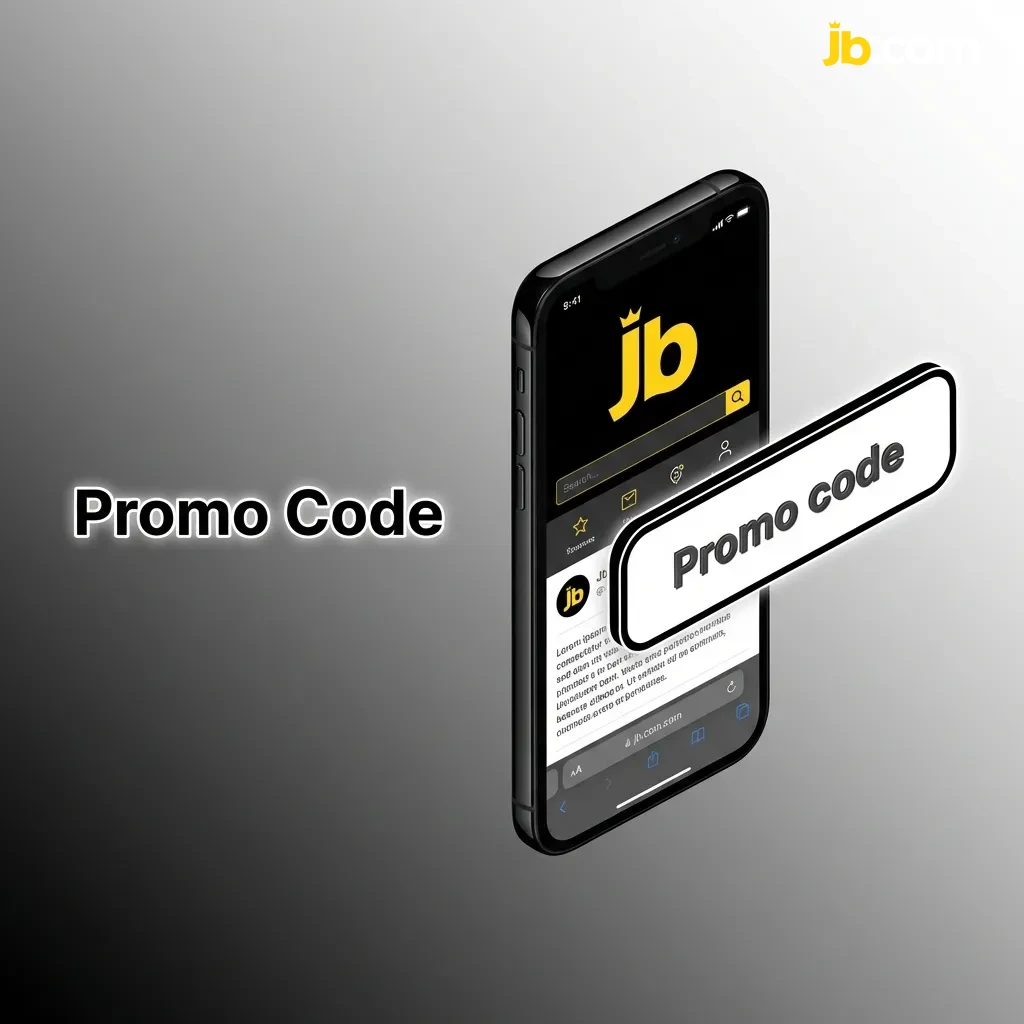 JB Casino promo codes SLOTS120, SPORTS100, and LIVE110 displayed in table with bonus percentages and maximum amounts.