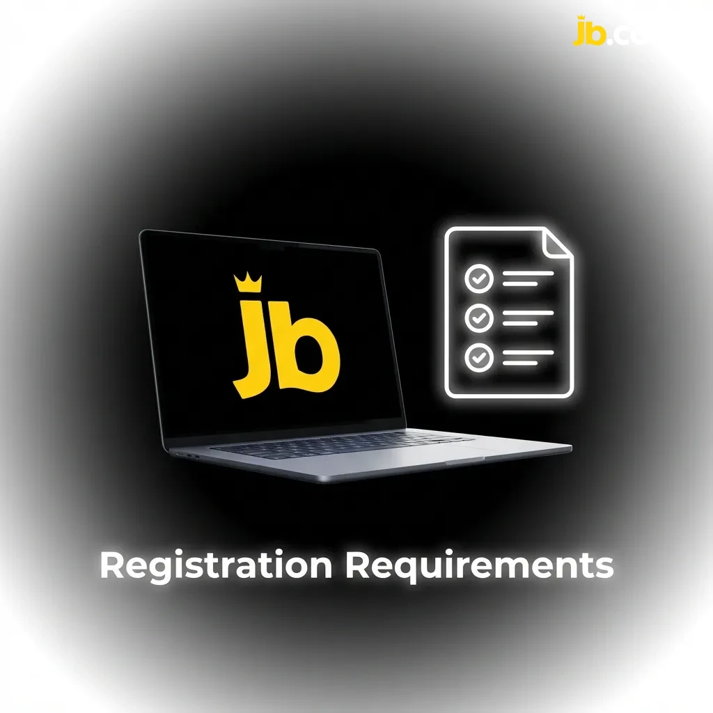 Registration requirements list showing age limit, single account rule, and verification steps for Gambian users.