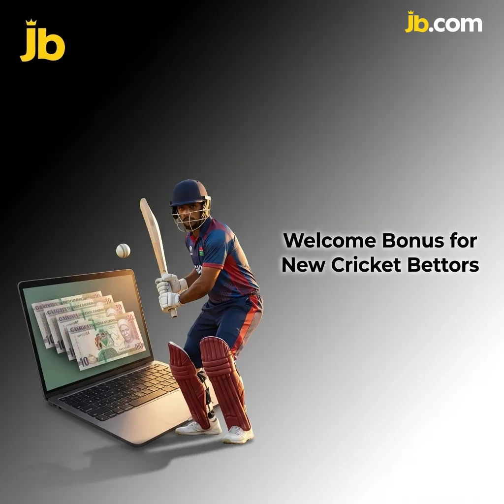 JB Casino welcome bonus: 120% plus free bets/spins for cricket betting on IPL, T20 World Cup, and more tournaments.