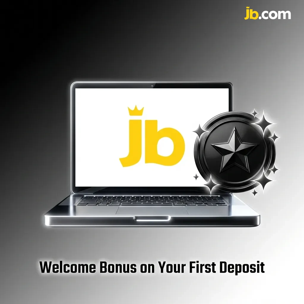JB Casino welcome bonus offer showing 120% match, 20 free bets, and 400 free spins for Gambian players' first deposit