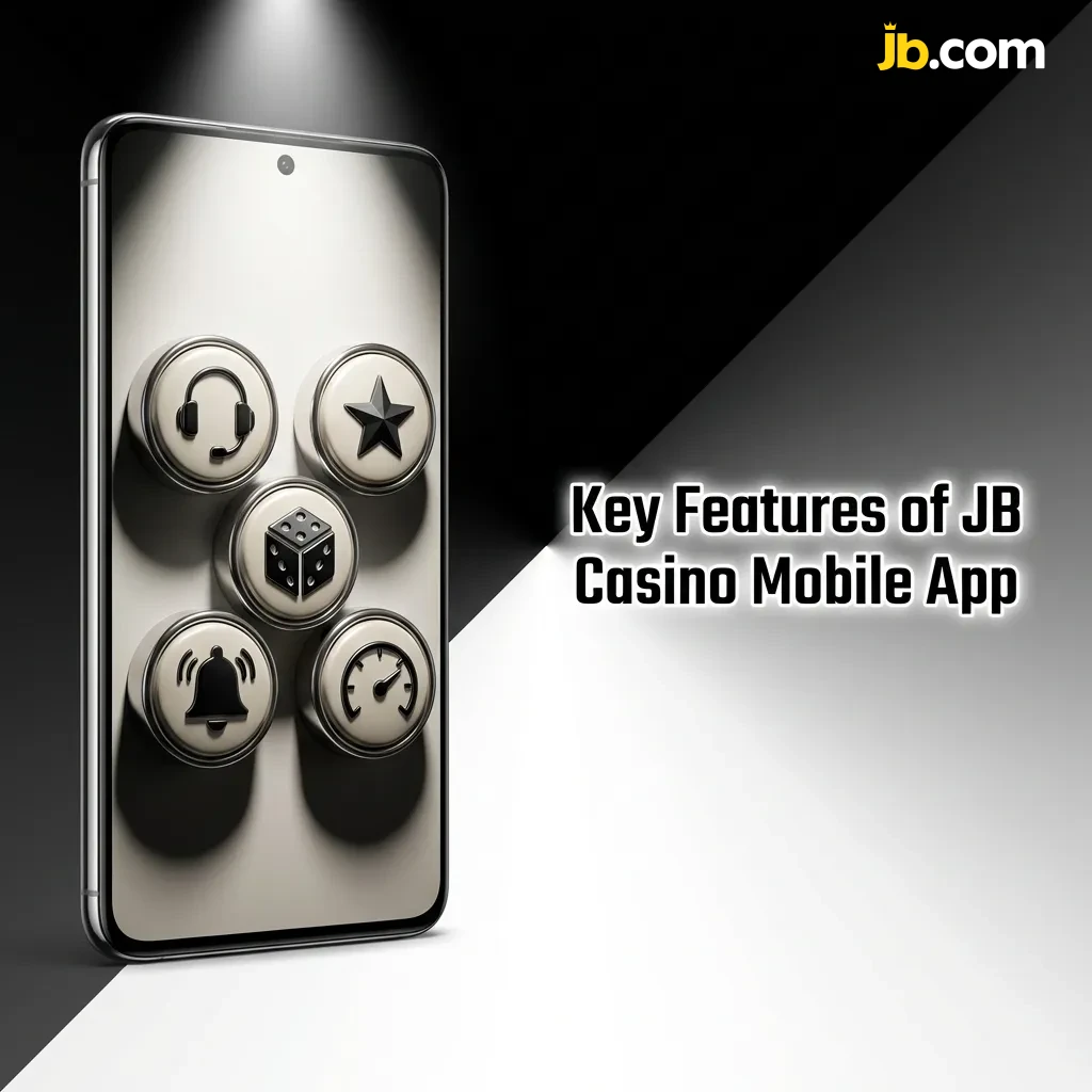 JB Casino mobile app interface showing cryptocurrency banking, game library, and mobile-optimized features for Gambian players