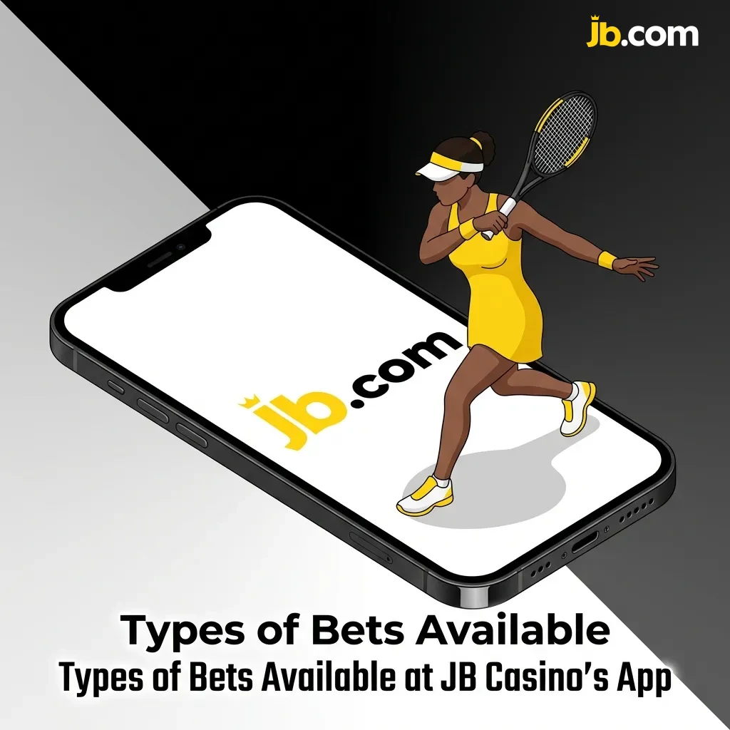JB Casino app interface showing five betting options: Single, Accumulator, System, Chain, and Express bets