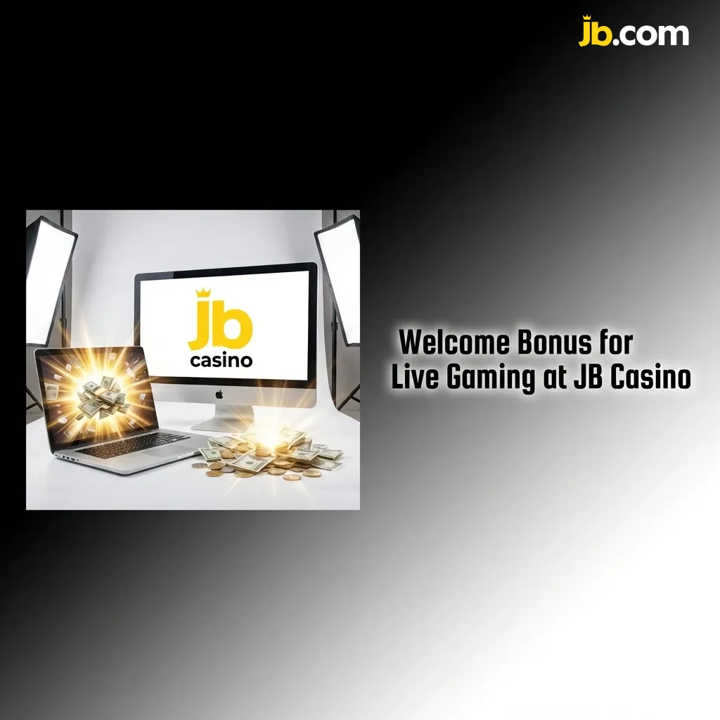 JB Casino welcome bonus offering 120% match plus free bets for Gambian players on live dealer games with crypto deposit.