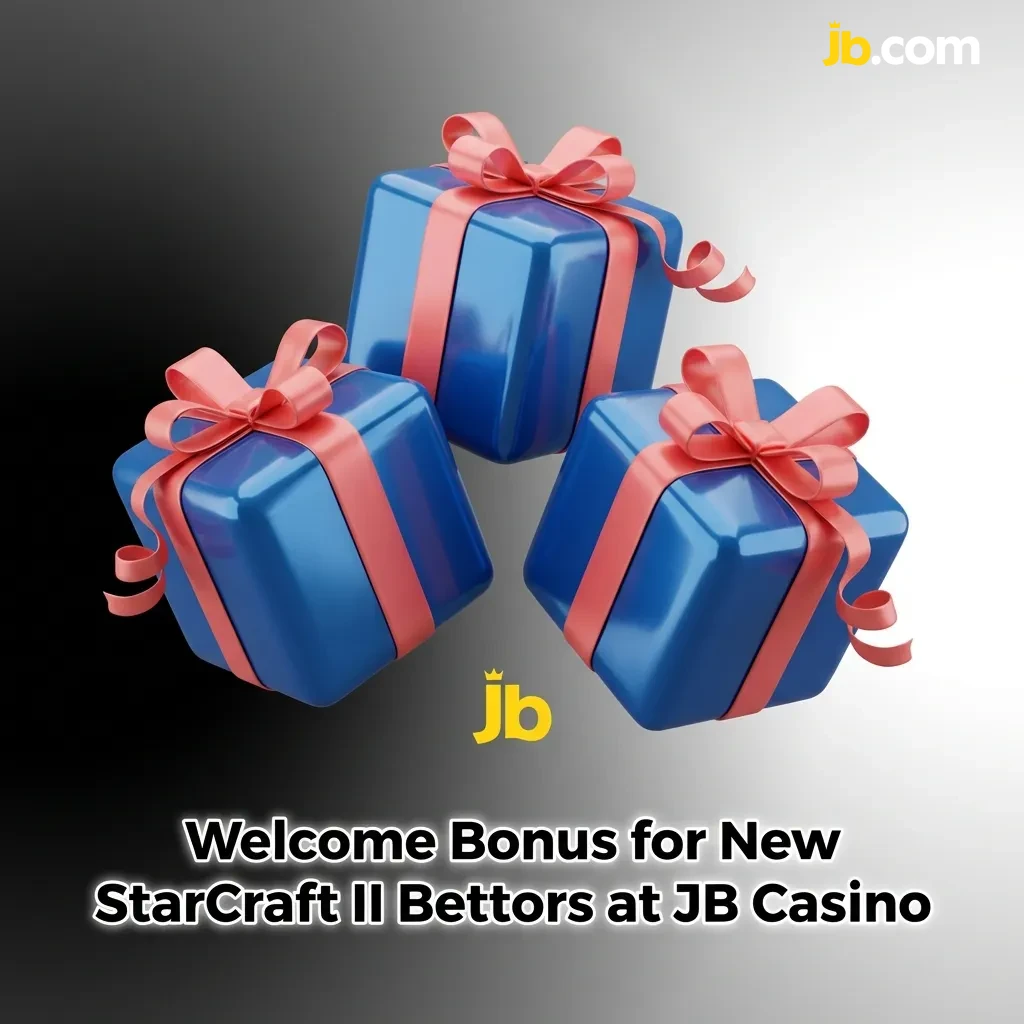 JB Casino welcome bonus offer for new StarCraft II bettors in Gambia with deposit match and free spins promotion