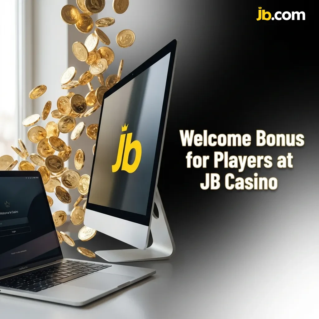 JB Casino welcome bonus offering 120% match plus free spins for new players with $10 minimum deposit